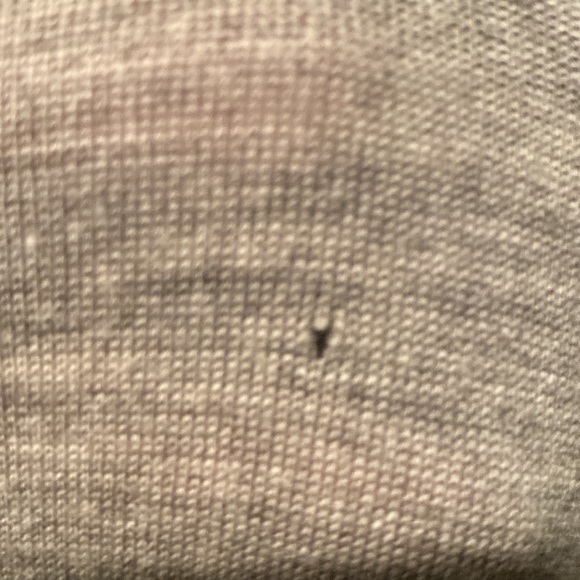 Alexander wang merino wool sweater with back openingsg up. Gray. Xsmall. Pinhole - Picture 8 of 8